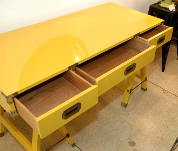 Yellow Campaign Desk 1